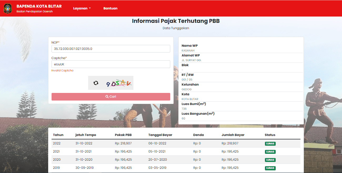 Info Pajak Terhutang