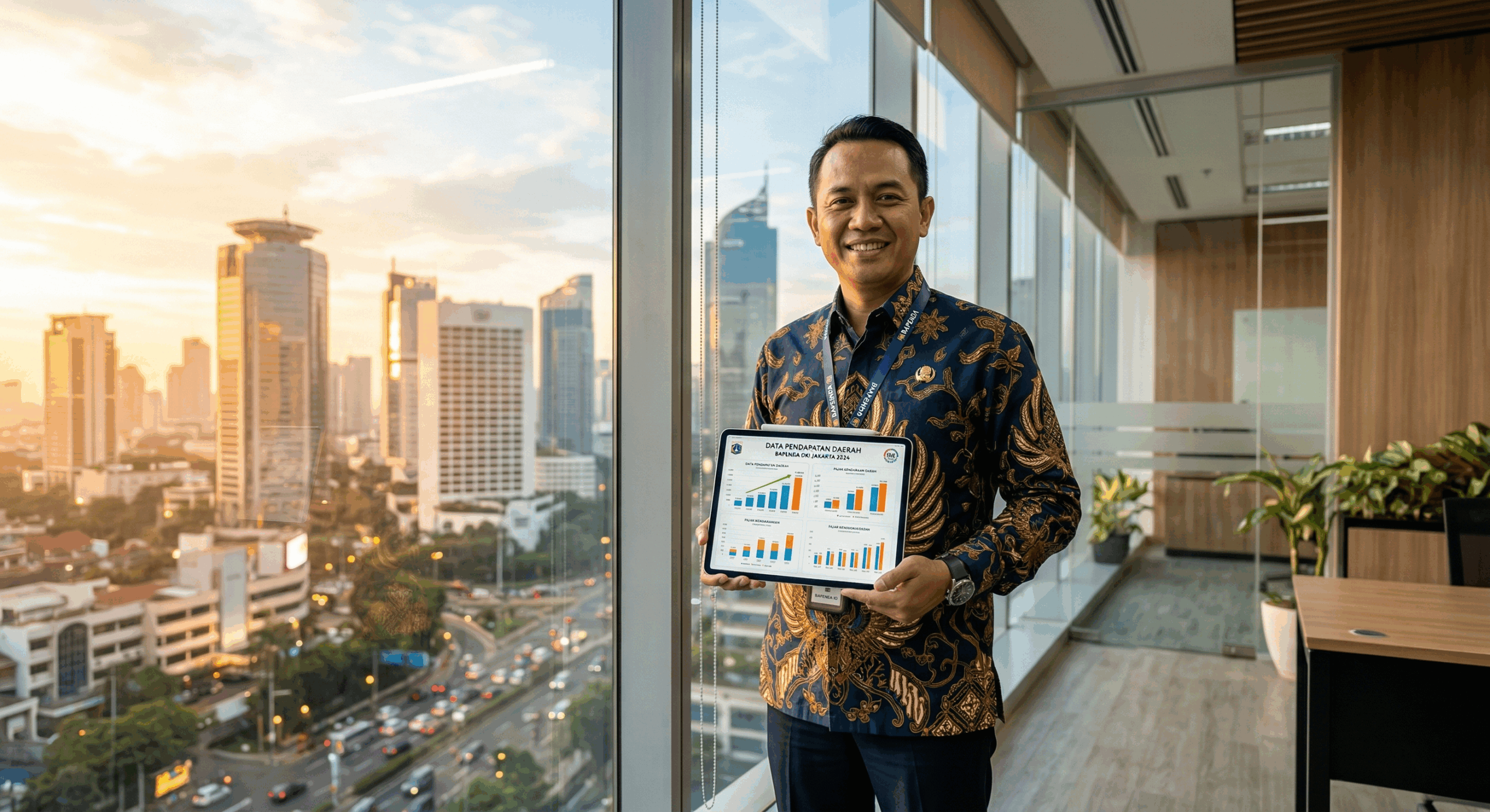 Pejabat Pemda menggunakan sistem digital untuk kelola pajak sesuai Undang Undang HKPD